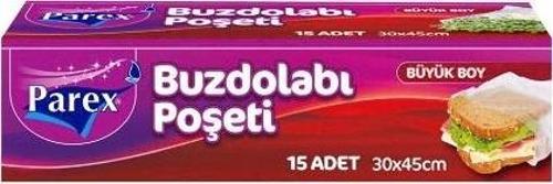 Buzdolabı Poşeti 15'li Büyük (4'lü)