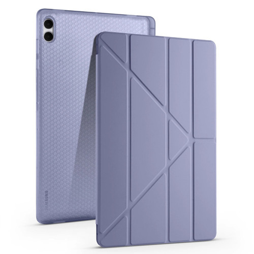 Galaxy Tab S11 Ultra Kılıf Zore Tri Folding Kalem Bölmeli Standlı Kılıf