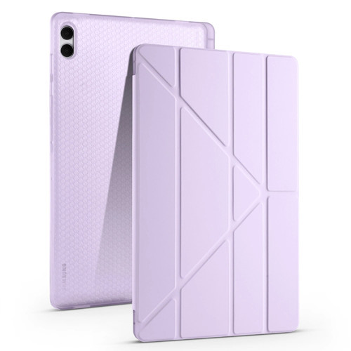Galaxy Tab S11 Ultra Kılıf Zore Tri Folding Kalem Bölmeli Standlı Kılıf