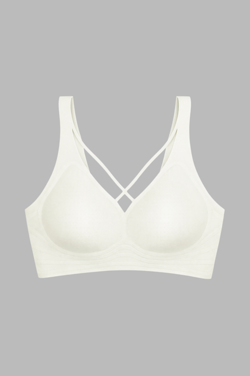 Seamless Bra - Zero Feel | Krem Lazer Kesim Dikişsiz Ultra Hafif Balensiz Kadın Sütyen