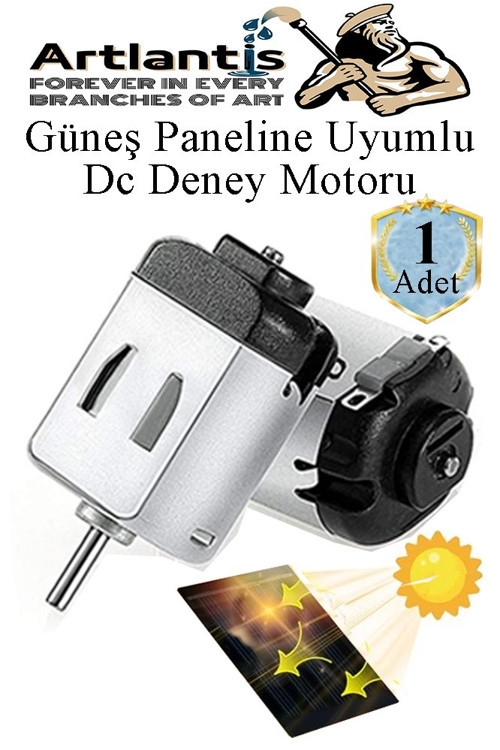 Mini Solar Motor 1 Adet Varistor Dc Motor Güneş Paneline Uyumlu Motor 3 Volt Deney Okul Proje Hobi Yüksek Devirli