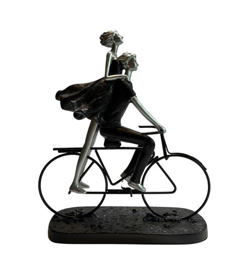 Bisikletli Sevgili Biblosu Silver