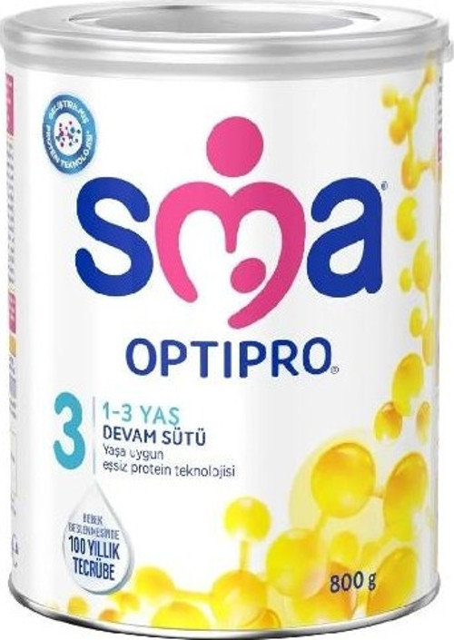 6'lı SMA OPTIPRO 3 800 gr 1-3 Yaş Devam Sütü