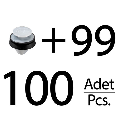 Peugeot, Citroen, Renault, Fiat, Lancia, DS için Döşeme Klips-100'lü