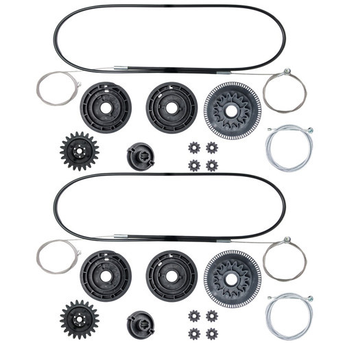 Mercedes Vito W639 için Orta Yan Sürgülü Kapı Tamir Seti - Sağ - Sol