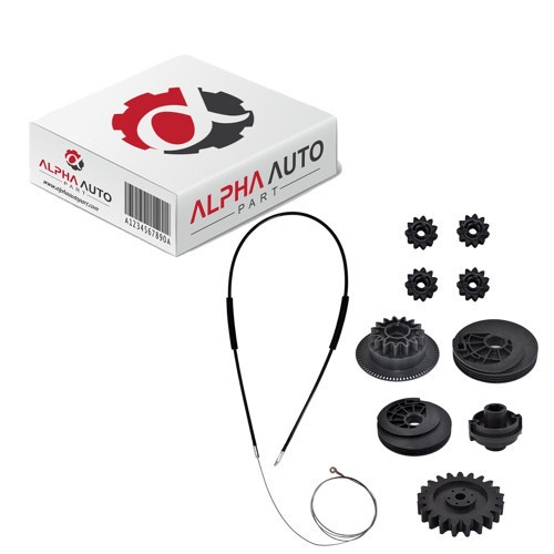 Mercedes Vito W639 için Sağ Orta Yan Sürgülü Kapı Tamir Seti