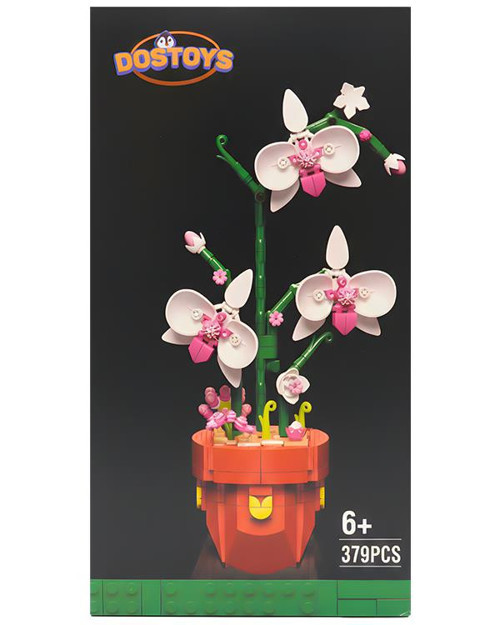 Flowers Yapı Taşı Serisi Kelebek Orkide Çiçek Yapım Seti 379 Parça 11610