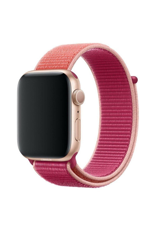 Apple Watch Uyumlu 2 3 4 5 38 Mm 40 Mm Hasır Dokuma Spor Kordon