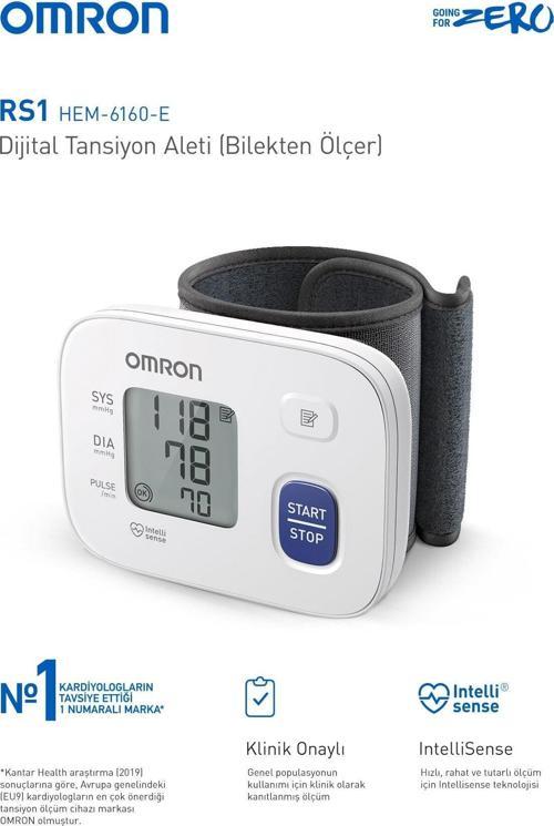 Rs1 (hem-6160-e) Bilekten Ölçer Tansiyon Aleti