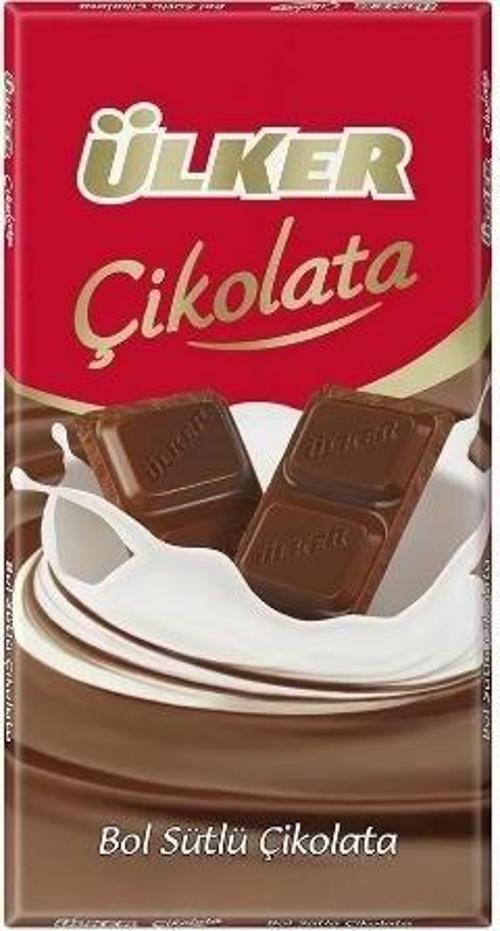 Tablet Sütlü Çikolata 80 Gr. (12'li)