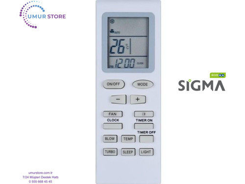 Sigma Exclusive SGM 18INVDHC İnverter Klima Kumandası
