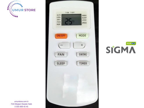 Sigma SGM24INVDMR İnverter Uyumlu Klima Kumandası