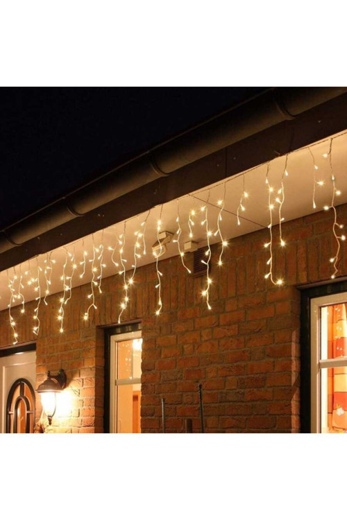 2 M 100 Led 20 Saçak 30 x 50 x 70 Cm Çakarlı IP65 Dış Mekan Led Aydınlatma Süsü TG-V 11959