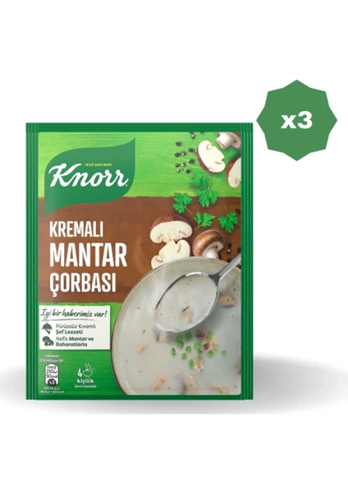 Kremalı Mantar Çorbası - (3 ADET)