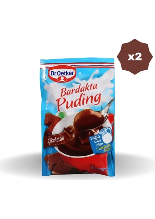 Çikolatalı Bardak Puding 35gr - (2 ADET)