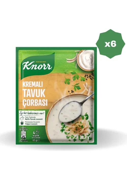 Kremalı Tavuk Çorbası - (6 ADET)