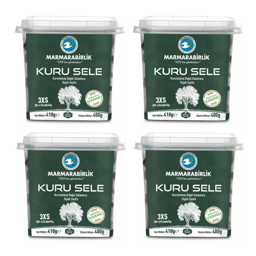 Kuru Sele Zeytin 400 g. 3XS x 4 Adet