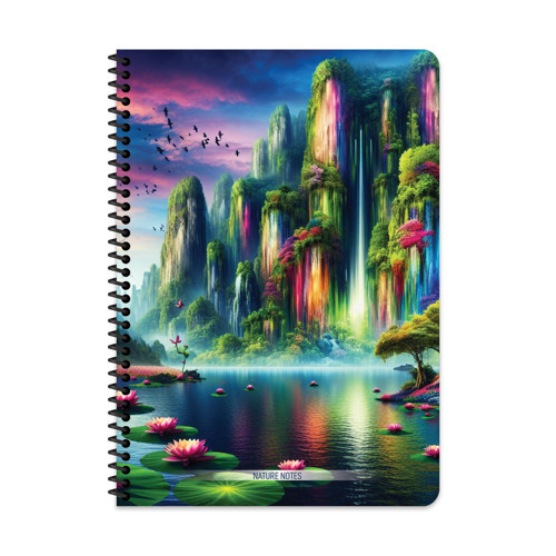 Keskin A4 Çizgili Karton Kapak Nature Defter - Mor