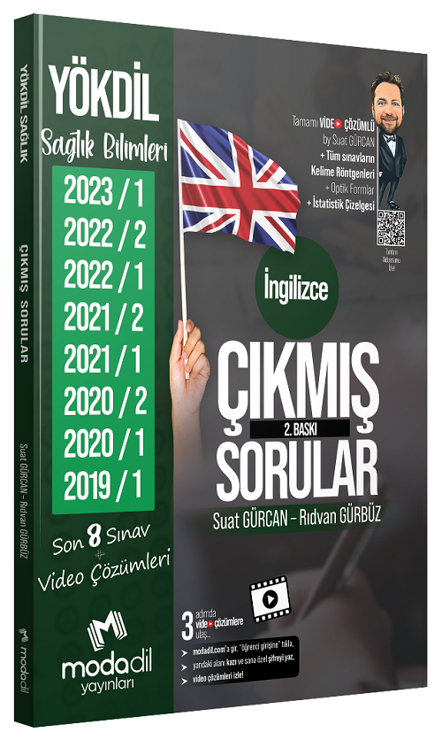 Modadil YÖKDİL Sağlık Bilimleri İngilizce Çıkmış Sorular - Suat Gürcan, Rıdvan Gürbüz Modadil Yayın
