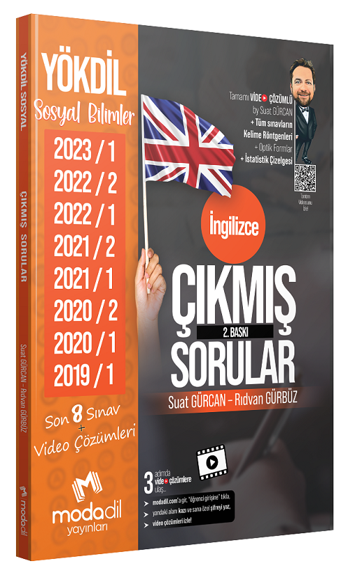 Modadil YÖKDİL Sosyal Bilimler İngilizce Çıkmış Sorular - Suat Gürcan, Rıdvan Gürbüz Modadil Yayın