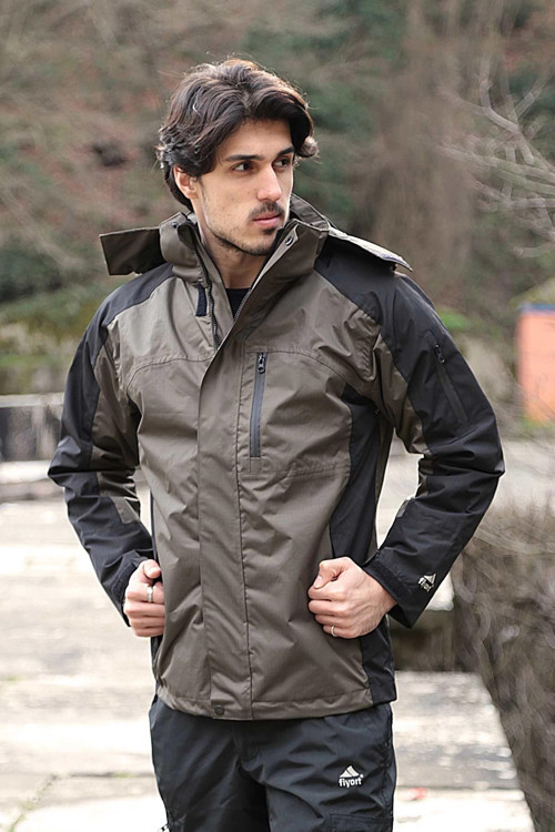 Fy 162 Sogne 3'ü 1 Arada Su Geçirmez Mont Çıkarılabilir Polar Astarlı, Nefes Alabilen Outdoor