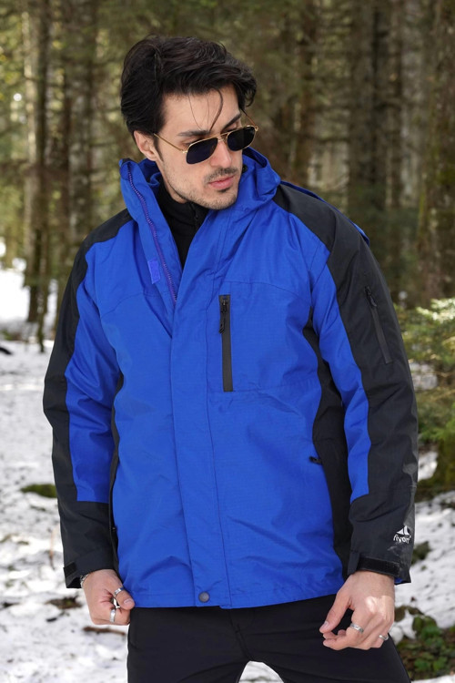 Fy 162 Sogne 3'ü 1 Arada Su Geçirmez Mont Çıkarılabilir Polar Astarlı, Nefes Alabilen Outdoor