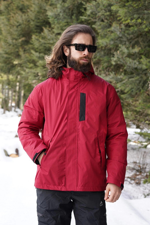 Fy 76 Floyen Polarlı Su Geçirmez Outdoor Yağmurluk Mont – Erkek Kapüşonlu Ceket