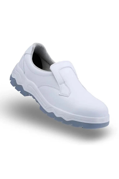 060 S2 İş Ayakkabısı Cilt Deri Suya Dayanıklı Çelik Burunlu Beyaz