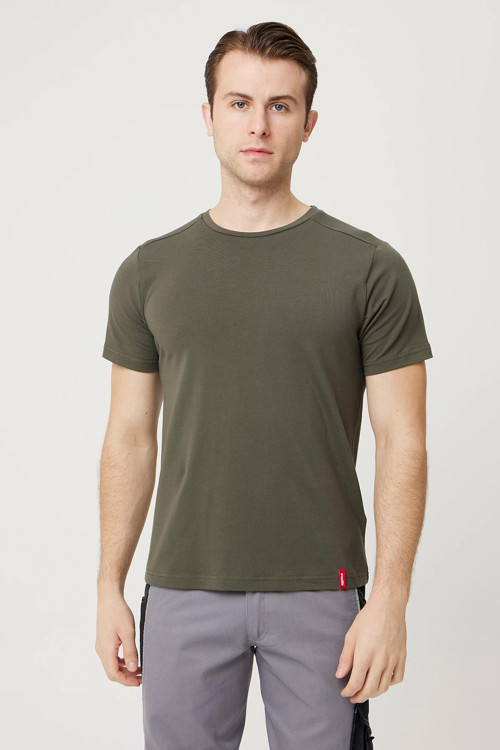 Allium Basic T-shirt - Pamuklu, Nefes Alabilir, Klasik Ve Rahat Kesim