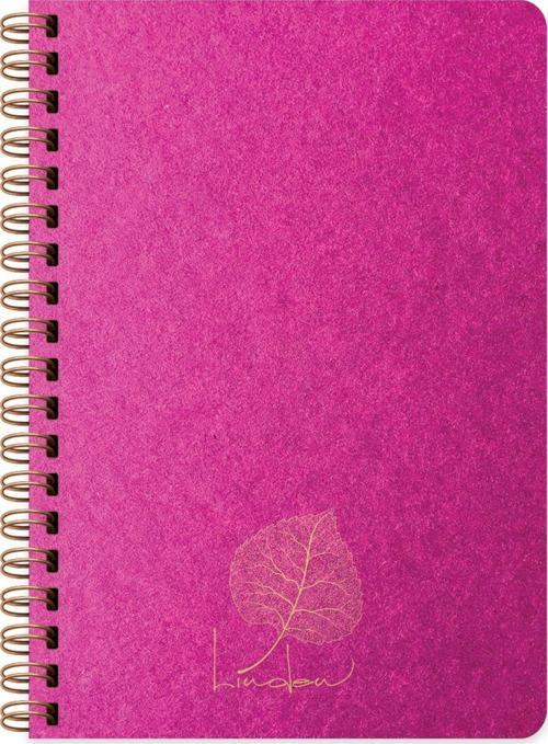 A5 Düz Defter Linden - Fuşya
