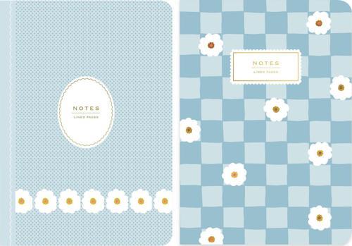 Terzi Dikiş 2'li Defter Seti Papatya 17x25