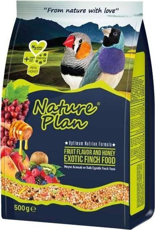 Meyveli Ve Ballı Egzotik Finch Hint Bülbülü Yemi 500 gr x 5 Adet