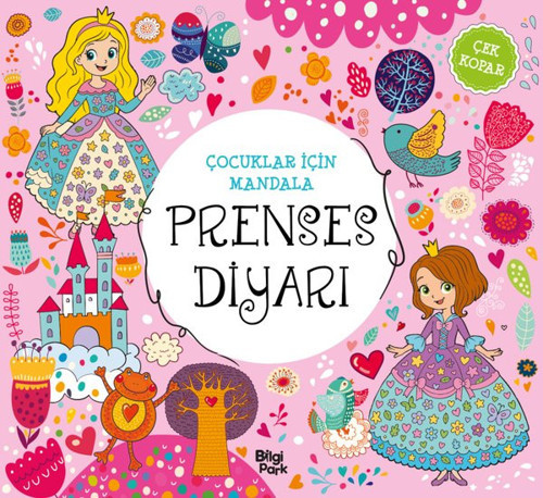 Prenses Diyarı - Çocuklar İçin Mandala - Çek Kopar