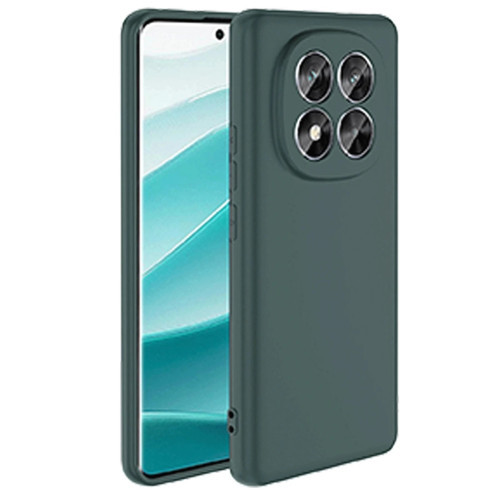 Xiaomi Redmi Note 14 Pro 5g Kılıf Nano İçi Kadife Silikon - Koyu Yeşil