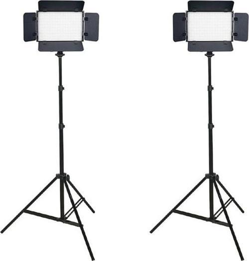 CF-150C BiColor Mobil 2'li Sürekli Video Panel Led Işık Seti