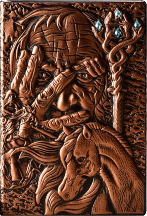 Hediyelik Deri Defter 3D Kabartmalı