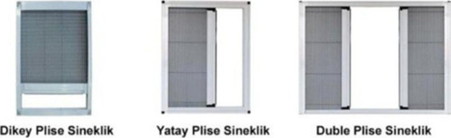 Plise Sineklik Kapı Pencere Boyalı 90x160