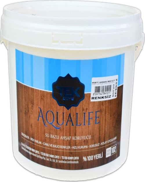 Tek Aqualine Ahşap Koruyucu Boya 2,5 Lt Renksiz