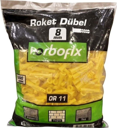 Obofix Or-11 Roket Dübel 8mm (500 LÜ)