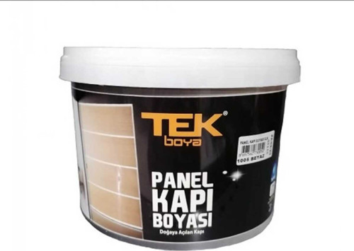 REMONT Tek Boya Panel Kapı Boyası Su Bazlı Beyaz Renk Kod : 1005 - 2,5 Litre