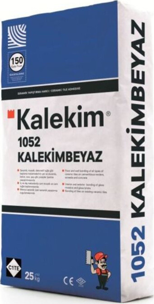beyaz 1052 Beyaz Seramik Yapıştırma Harcı 25 Kg