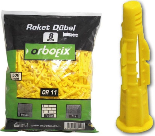 ROKET DÜBEL 8 MM 100 LÜ