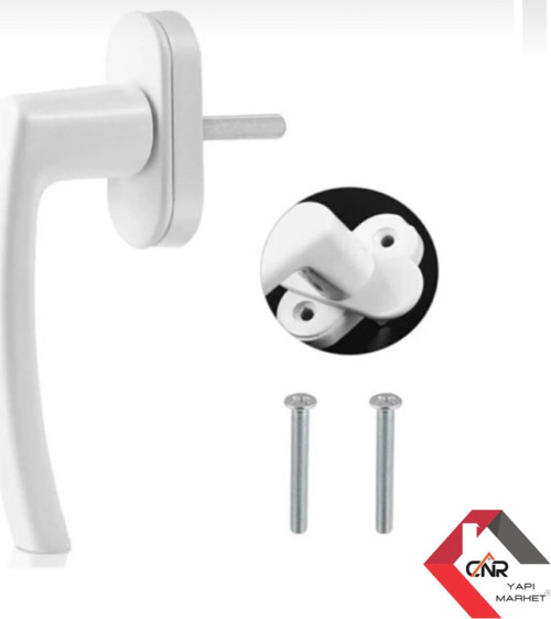 PVC PİMAPEN PENCERE KOLU (BEYAZ)