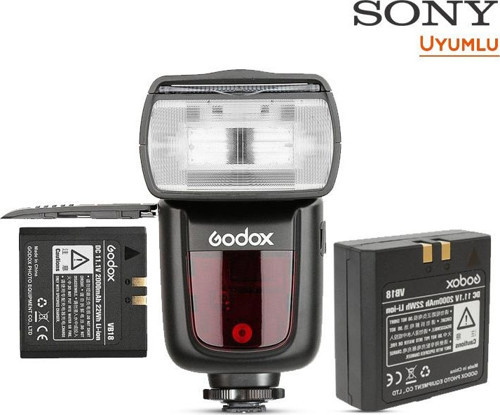 V860II S Kit Sony TTL Uyumlu Flaş & VB18 Li-ion Batarya