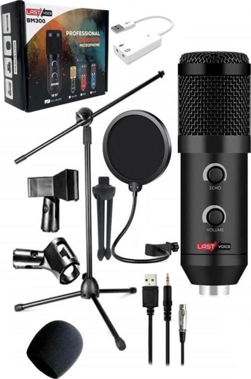 BM300 Usb Kondenser Mikrofon + Filtre + Stand (BM800USB)