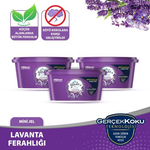 Mini Jel Oda Kokusu Lavanta 3 'lü Set