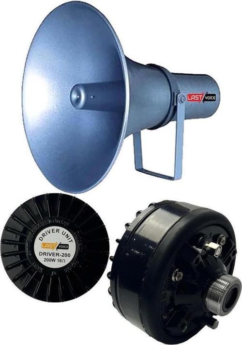 Driver-200H Hornlu Cami Ünit Ezan Minare Hoparlörü 200 Watt 16 Ohm