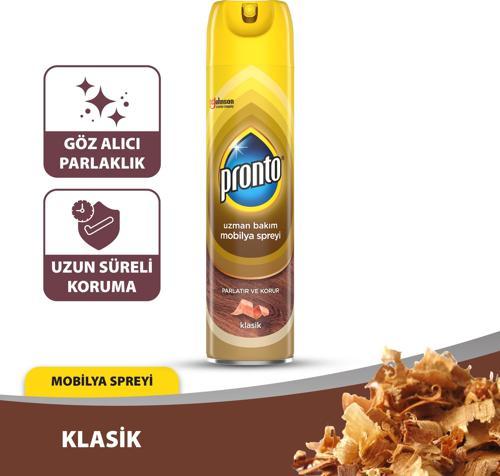 Klasik Ahşap Parlatıcı & Temizleyici Sprey 300 ML