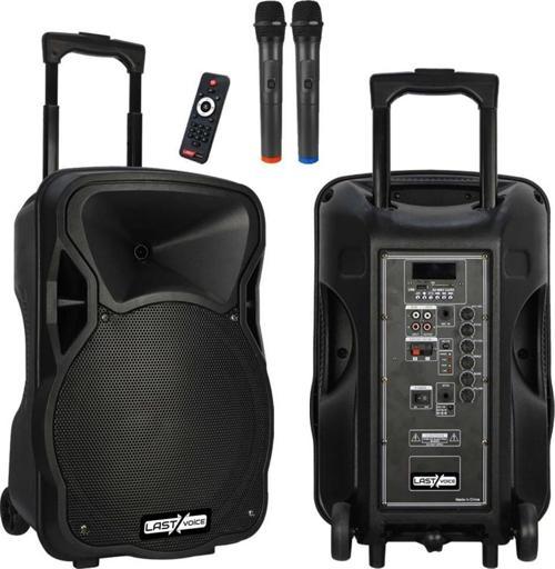 LS-P1912EE Portatif Taşınabilir Mikrofonlu Seyyar Ses Sistemi 12 İNÇ 800 WATT