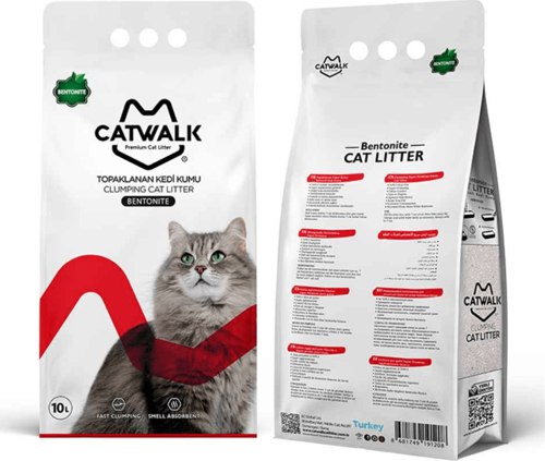 Bentonit Topaklanan Kedi Kumu 10 lt